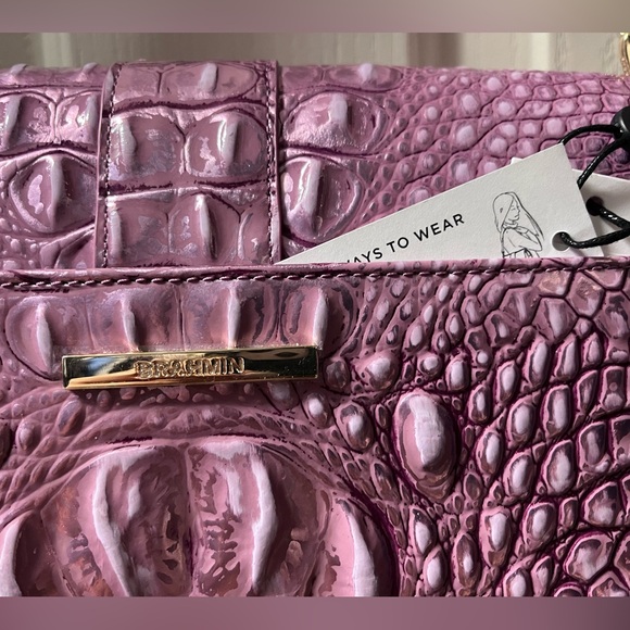 NWT Brahmin CYNTHIA in MULBERRY POTION Shoulder/Crossbody Bag - Picture 5 of 17